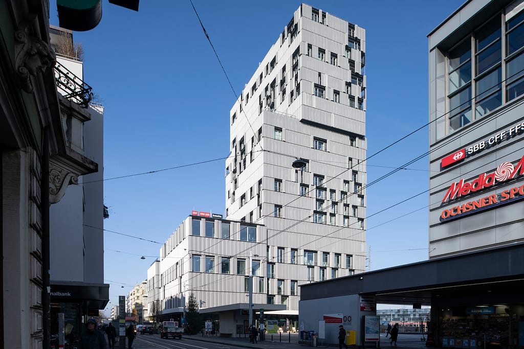 Meret Oppenheim Tower, Basel, aufgenommen am 05.12.2019 (SBB/Christian Beutler)